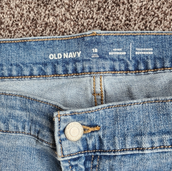 Old Navy Midrise Boyfriend Sz 18 - Picture 2 of 2